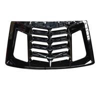 Persienne Fenêtre Garniture Grille décorative de Sortie d'air pour Lunette arrière de Voiture, Compatible avec Chevrolet Camaro 2016-2023 Persiennes fenêtre(Gloss Black)