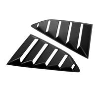 Persienne Fenêtre Garniture Lot de 2 becquets de Protection pour Volets arrière de Voiture, adaptés à la Camaro 2016-2018(Gloss Black)