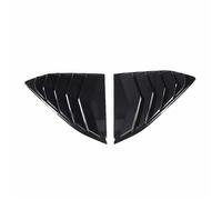 Persienne Fenêtre Garniture Lot de 2 caches de Volets de Custode arrière pour Chevrolet Corvette C8 2020-2023 (ABS) Volets des Vitres Latérales Arrière(Gloss Black)
