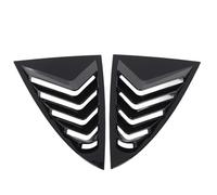 Persienne Fenêtre Garniture Lot de 2 Garnitures de volet de Lunette arrière de Voiture, Garnitures de Ventilation latérales pour Tesla Model 3 à partir de 2023 Persiennes fenêtre(Glossy Black)