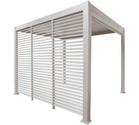 Hespéride - Persienne Fixe 1x3m pour pergola Evora Argile