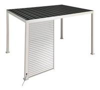 Persienne fixe EVORA Argile Pour Côté 4 m - 1/3 1,2 x 2,3 Aluminium traité époxy Hespéride