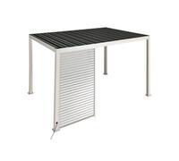Persienne fixe EVORA Argile Pour Côté 4 m - 1/3 1,2 x 2,3 Aluminium traité époxy Hespéride