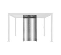 Persienne verticale 130cm pour pergola bioclimatique aluminium 4x3m Triomphe PERSIENNE VERTICALE 130CM TRIOMPHE