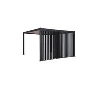 Persienne verticale pour pergola Evora côté 3 m Graphite - Hespéride