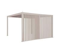 Persienne verticale pour pergola Evora côté 4 m Argile - Hespéride