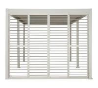 Persienne coulissante EVORA Argile Pour Côté 3 m - 2,7 x 2,3 Aluminium traité époxy Hespéride