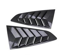 Persiennes de Custode arrière compatibles avec Ford Mustang 2015-2020, aileron, Panneau de Tuning latéral(Carbon Fiber)