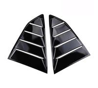 Persiennes de Custode arrière, Volets de vitre latérale compatibles avec Chevrolet Camaro 2016-2022 Persiennes de fenêtre latérale(Glossy Black)