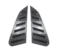 Persiennes de fenêtre latérale Cache de volet de Lunette arrière pour Subaru Impreza WRX STI 2011-2014, Garniture d'aération latérale de Pare-Brise(Carbon)