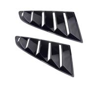 Persiennes de fenêtre latérale Compatible avec Ford Mustang 2015-2020 : Cache-volet de Prise d'air latérale arrière en ABS, Autocollant. Pare-soleils pour vitres latérales Auto(2)
