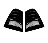 Persiennes de fenêtre latérale Persiennes de Lunet Garniture de volet de Ventilation latérale de Lunette arrière Compatible avec BMW Série 3 F30 F31 F35 318i 320i 325i 2013-2019(Gloss Black)