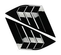 Persiennes de fenêtre latérale Persiennes de Lunet Grilles d'aération de vitres latérales arrière compatibles avec Ford Focus St RS MK3 Hatchback 2012-2018 - A02G