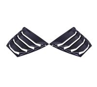 Persiennes de fenêtre latérale Persiennes de Lunet Volets de Ventilation latéraux de Lunette arrière pour Mazda 3 Axela berline 4 Portes (2014-2020) - Accessoires(Glossy Black)