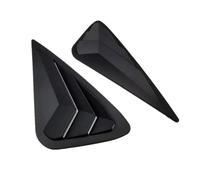 Persiennes de fenêtres latérales Compatible avec Lexus NX 2015-2021 : Cache-Volant latéral de persienne arrière, Autocollant de Ventilation, Prise d'air, ABS Carbone. Persiennes fenêtre(Matte Black)