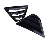 Persiennes de fenêtres latérales Compatible avec Toyota Camry Berline 2018-2023 : Cache-Volant latéral de vitre arrière, Autocollant, Prise d'air en ABS Persiennes fenêtre(Gloss Black)