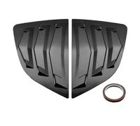 Persiennes de fenêtres latérales Convient pour Honda GK5 Jazz Hatchback 2014-2018, Panneau de becquet de Lunette arrière de Voiture, Pare-Soleil Garniture(Matte Black)