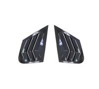 Persiennes de Lunette arrière Compatible avec Kia Optima K5 Berline 2016-2019 - Cache-Volant latéral de vitre arrière - Autocollant en ABS Persienne Couverture(Gloss Black)