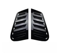 Persiennes de Lunette arrière Grille d'aération décorative pour vitre latérale arrière de Voiture, Compatible avec VW Polo 9N 2001-2009, Pare-Brise, Style extérieur(Glossy Black)