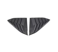 Persiennes de Lunette arrière Lot de 2 caches de Volets de Custode arrière pour Chevrolet Corvette C8 2020-2023 (ABS) Pare-soleils pour vitres latérales Auto(Carbon Fiber Look)