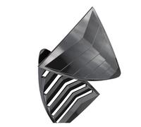 Persiennes De Vitres Latérales pour Subaru BRZ 2013 2014 2015 2016 2017 2018 - Panneau De Persiennes pour Vitres Arrière Latérales(Glossy Black)