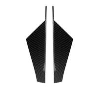 Persiennes fenêtre Becquet latéral de lunette arrière de voiture, aileron de pare-chocs arrière adapté à la VW Golf 8 MK8 GTI GTD TSI TDI 2020-2023 Volet Fenêtre Arrière Voiture(Carbon Fiber Color)