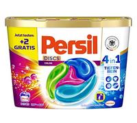 Persil 4 disques Color 4 en 1 (16 lavages), lessive couleur avec technologie Prop-Clean Plus et fraîcheur longue durée, lessive pour couleurs vives.