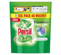 Persil Capsules de lavage bio 3 en 1 pour éliminer les taches tenaces lors des lavages rapides et froids 48 lavages