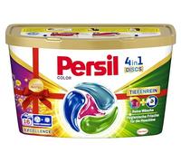 Persil Color Discs 4 en 1 (16 lavages), lessive avec technologie de nettoyage en profondeur, lessive pour linge pur et fraîcheur hygiénique pour la machine
