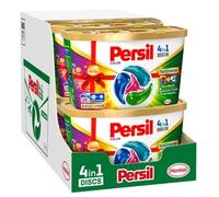 Persil Color DISCS 4 en 1 (8 x 16 lavages), lessive avec technologie de propreté en profondeur, lessive pour linge pur et fraîcheur hygiénique pour la machine