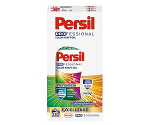 Persil Color Kraft-Gel (130 lavages), lessive liquide avec technologie de propreté en profondeur, lessive pour linge pur et fraîcheur hygiénique pour la machine, efficace à partir de 20 °C