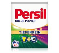 Persil Color Poudre Lessive en profondeur (75 lavages), lessive pour linge pur et fraîcheur hygiénique pour la machine, efficace de 20 °C à 60 °C