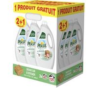 PERSIL Lessive Douceur d'Amande aux extraits de Vanille pack de 3 bidons