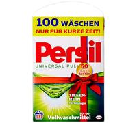 Persil Lessive en poudre universelle (100 lavages), avec technologie de nettoyage en profondeur Plus lutte contre les taches les plus tenaces pour une pureté éclatante.