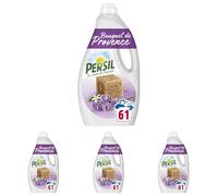 Persil - Lessive Liquide Bouquet de Provence - Parfum au extraits naturels de lavande & au Savon de Marseille - 61 lavages - Encore Plus Efficace Même à Froid - Testée Dermatologiquement (Lot de 4)