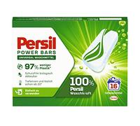 Persil Power Bars Lessive universelle (16 lavages), lessive pré-dosée dans un emballage durable, pour un linge hygiénique et pur dès 20 °C