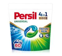 Persil Universal 4 en 1 DISCS (60 lavages), lessive universelle avec technologie de nettoyage en profondeur, lessive complète pour le linge pur et une fraîcheur hygiénique pour la machine