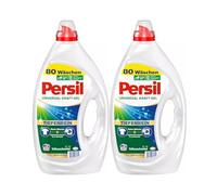 Persil Universal Kraft-Gel (2 x 80 lavages), lessive liquide avec technologie de nettoyage en profondeur, lessive pour linge pur et fraîcheur hygiénique pour la machine, efficace à partir de 20 °C