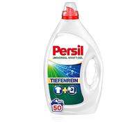 Persil Universal Kraft-Gel (50 lavages), lessive liquide avec technologie de nettoyage en profondeur, lessive pour linge pur et fraîcheur hygiénique pour la machine, efficace à partir de 20 °C