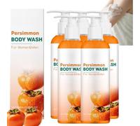 Persimmon Body Wash For Body Odor Control-Travel Size Body Odor Eliminator For Men & Women, Purifying Deodorizing Whole Body Wash For Underarms & Odourous Feet (5)