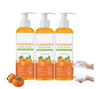 Persimmon Body Wash for Old People Smell, Natural Deodorant Bar Soap for Strong Odor Control, Cleansing Body Deodorizing Wash Gel with Persimmon, Refreshes Body (3)