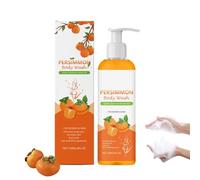 Persimmon Body Wash for Old People Smell, Natural Deodorant Bar Soap for Strong Odor Control, Cleansing Body Deodorizing Wash Gel with Persimmon, Refreshes Body (1)