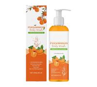 Persimmon Body Wash, Natural Deodorizing Soap, 120ml Skin Cleanser Persimmon, Smelly Feet Deodorizer Cleansing Lotion, Strong Odor Control for Men and Women