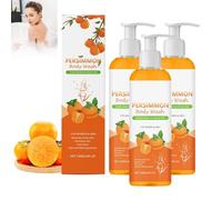 Persimmon Body Wash, Persimmon Soap Body Wash for Body Odor, Savon déodorant naturel à l'extrait de kaki, Old People Smell Remover pour femmes et hommes, 120ml (3)