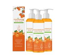 Persimmon Gel douche 120 ml - Déodorant très efficace, hydratant, nettoyage doux - Pour douche et bain, soin du corps pour hommes et femmes, idéal en cas de transpiration et de vie quotidienne (3)