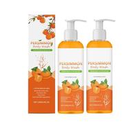 Persimmon Gel douche 120 ml - Déodorant très efficace, hydratant, nettoyage doux - Pour douche et bain, soin du corps pour hommes et femmes, idéal en cas de transpiration et de vie quotidienne (2)