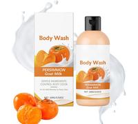 Persimmon Shower Gel, Persimmon Body Wash for Body Odor Control, Deeply Cleansing and Moisturizing Shower, Refreshing and Deodorizing (1)