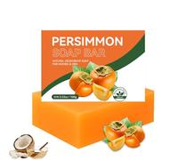 Persimmon Soap Bar,Body Odor Removal,Persimmon Goat Milk Soap,Face&Body Wash,Deodorant Bodys Bar for Old People Smell,Mild Bath Soaps for All Skin Types,leaving your skin Men&Women Adults (1PCS)