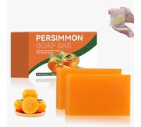 Persimmon Soap Bar for Body Odor Control, savon de barre corporel déodorant naturel pour les personnes âgées odortives, savon de kaki bio pour odeur corporelle pour les femmes et les hommes (2)