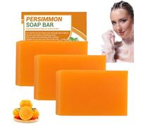 Persimmon Soap Bar for Body Odor, Natural Persimmon Soap Bar for Old People Smell, savon à l'extrait de kaki biologique pour hommes et femmes, nettoie en profondeur et élimine les odeurs fortes (3)